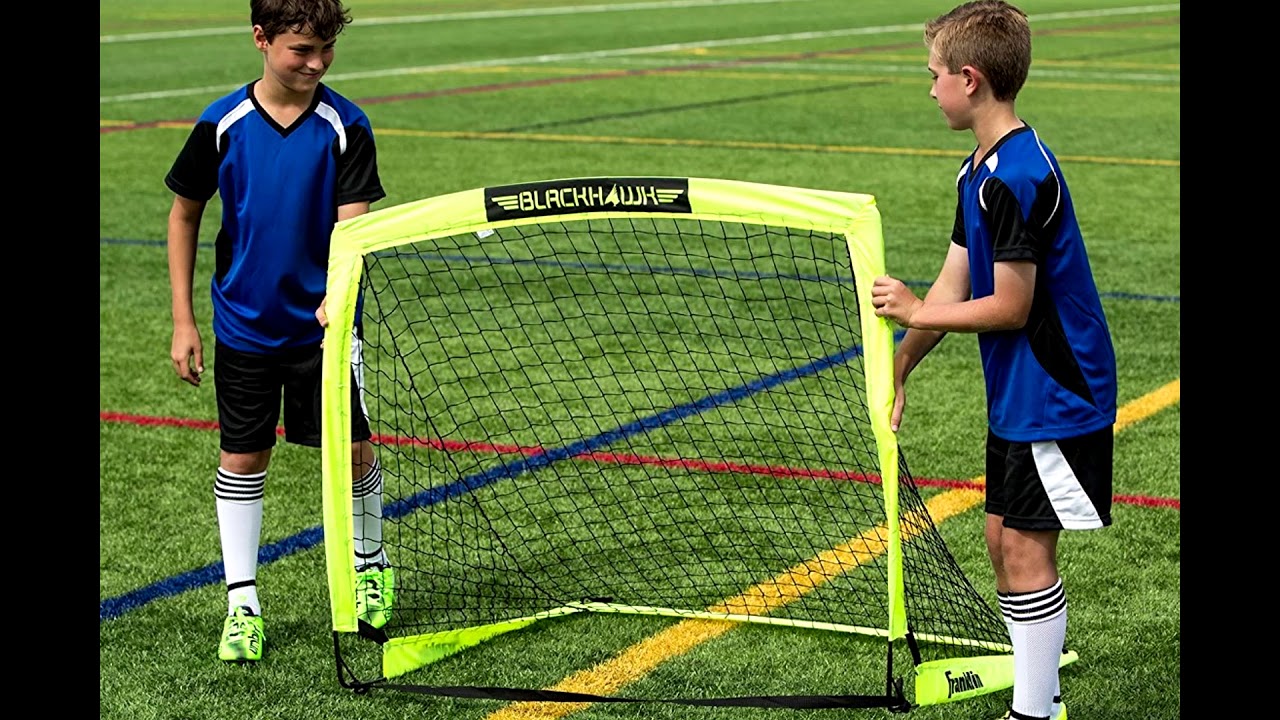 Franklin Sports Black Hawk Portable Soccer Goal #Shorts - YouTube