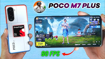 Poco M7 Plus Bgmi Test | Graphics settings, Gyro Battery | poco m7 plus review 🔥