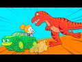 Groovy el marciano ayuda a un bebé dinosaurio perdido | Dibujos infantiles & canciones para niños