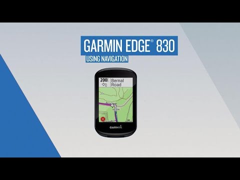 Garmin Edge 830: Using Navigation