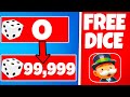 How To Turn 0 DICE into 70,000 on Monopoly Go... (how to get free dice rolls)