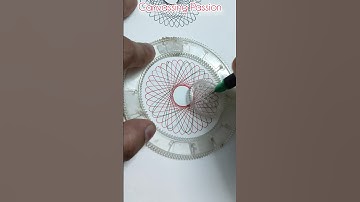 Easy Spirograph tutorial #shorts #spirograph #art #lineart #2025