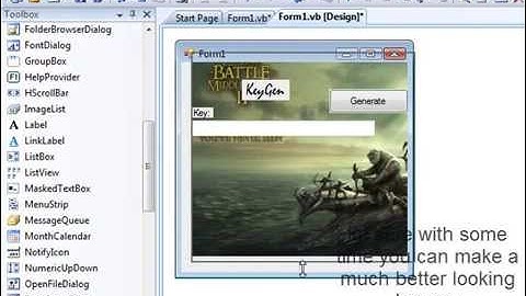 how to make a fake keygen in visual basic vb8