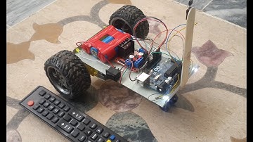 How to make a RC Car with Arduino | Arduino RC Car | Control RC Car with TV remote