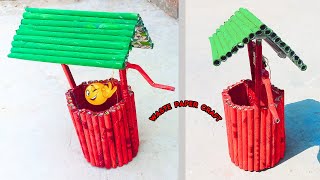 How To Make Well | Mini Water Well Crafts | Decorative Water Well | Best Out Of Waste