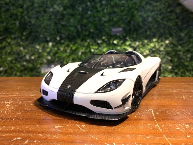 1/18 AUTOart Koenigsegg Agera RS White 79021 - YouTube