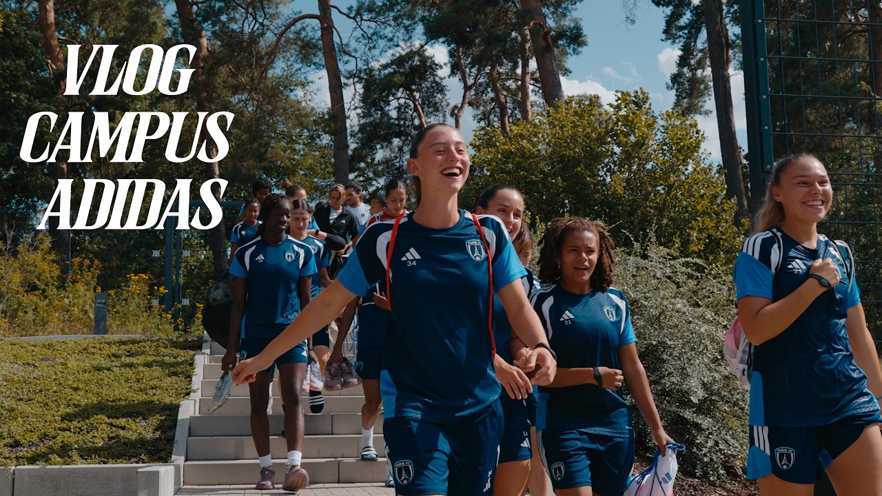 La découverte des lieux, le premier entraînement : VLOG 1 au Campus Adidas !