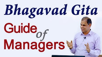 Management Paradigms from Bhagavad Gita - Prof  B Mahadevan
