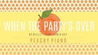 Piano backing track for when the party's over by billie eilish in a
lower key (g major) *read me*previous video :
https://youtu.be/og6xha-vru4original ...