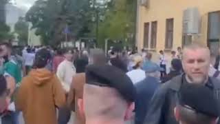 Несанкционированный митинг мусульман в центре Москвы, 21 июля 2023