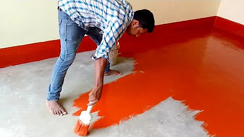 Floor Protector | Floor Paint | Berger Flooring Terracotta Color | ANNAPURNA PAINTS