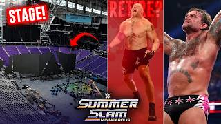 SummerSlam 2026 STAGE LEAKED 🚨🤯 | Brock Lesnar SummerSlam RETIREMENT? CM Punk HEEL? | WWE News