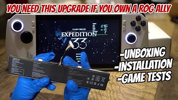 JSAUX 65W BATTERY ALLY ROG UPGRADE IS AMAZING