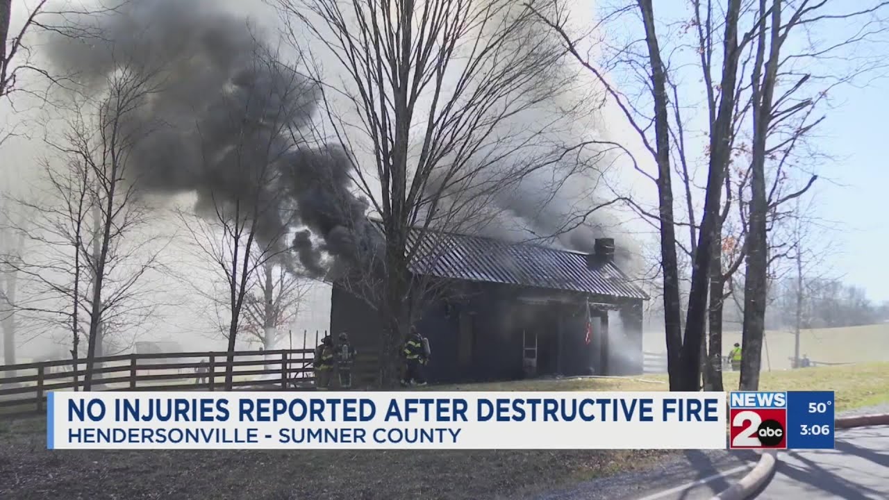 No injuries reported after fire in Hendersonville, TN - YouTube