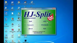 Como usar o HJ-Split - How to use HJ-Split