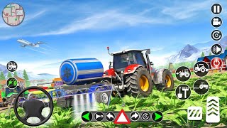 real new Indian village Modern Tractor Farming Simulator | Satisfying Farming Game Android screenshot 5