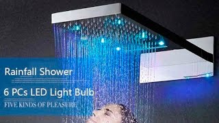 Juno Thermostatic Multi Function Bathroom Shower With 6 SPA Jet Massage
