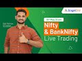  live trading  watch nifty and banknifty live trading  10th may 2024  angel one