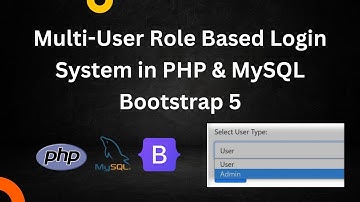 Multi-User Role Based Login System in PHP & MySQL Free Source Code