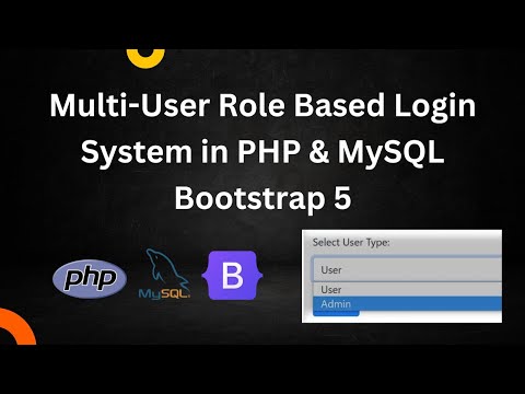 Multi-User Role Based Login System in PHP & MySQL Free Source Code