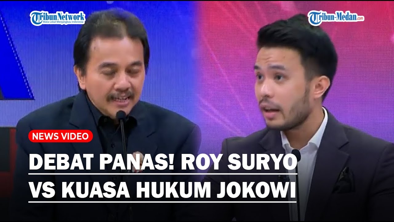 DEBAT PANAS ROY Suryo vs Anak Otto Hasibuan Soal Tuduhan Ijazah Palsu Jokowi