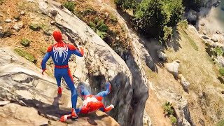 Gta 5 - Spiderman Cliff Stunts Jumps/Fails (Euphoria Ragdolls) #2