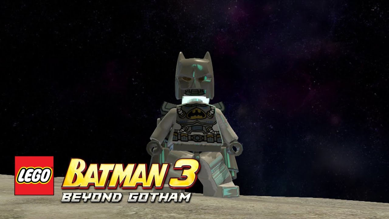 LEGO Batman 3: Beyond Gotham - Batman (Space Suit) Moon Base free roam -  YouTube