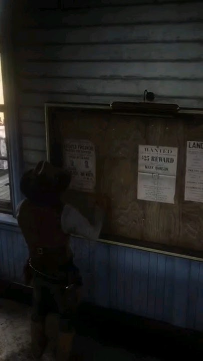 Rdr2 Mr Black And Mr White Posters Removing Mr Black and Mr White bounty poster - Rhodes train station! #