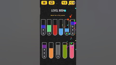 Water sort puzzle level 8054