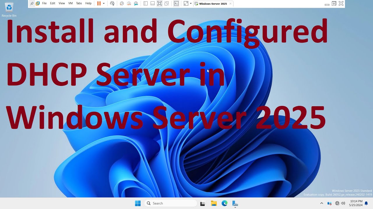 Install and Configured DHCP Server in Windows Server 2025 - YouTube