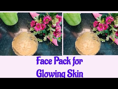 Homemade Face pack for Glowing Healthy skin / beauty tips - YouTube