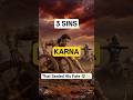 3 Sins That Sealed Karna's Fate Before the War 😨⚔️ #shorts #mahabharat #karna