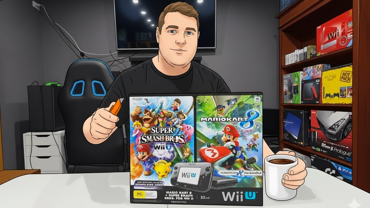 Unboxing a Nintendo Wii U in 2025
