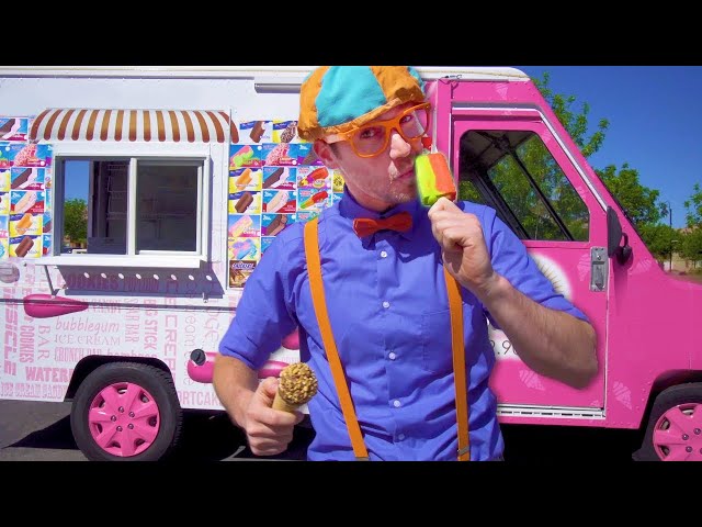 Blippi Visits an Ice Cream Truck | Learn To Count - Simple Maths for Children | Educational Videos class=