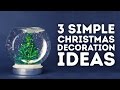 3 Christmas holiday decorations you can make at home l 5-MINUTE CRAFTS