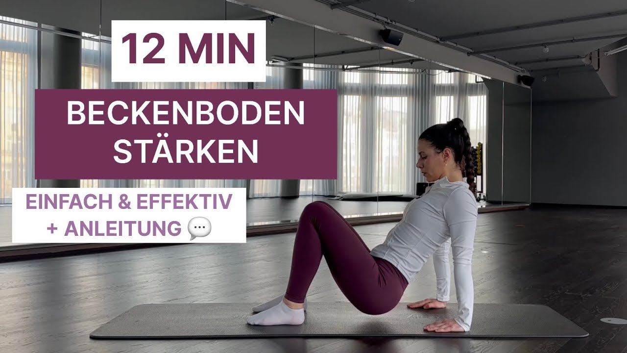 Beckenboden richtig aktivieren + Atemtechnik – so klappt’s endlich! | Für Anfänger geeignet