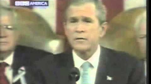 GWB - Either you are with us or you are with the terrorists