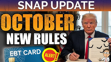 SNAP Rules October 2025 — Food Stamps Changes Explained in 4 Minutes