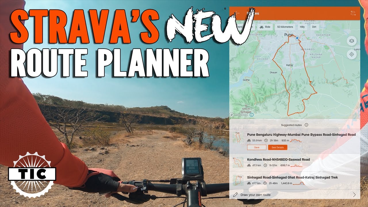 Cycling Routes in Pune with Strava's Route Builder YouTube