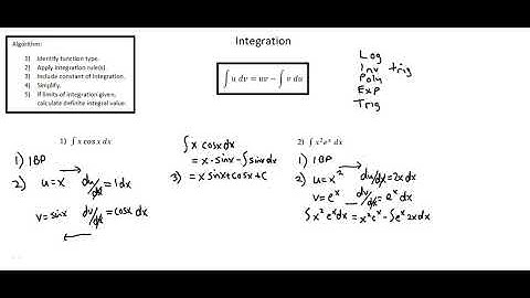 A-level Mathematics 9709: Integration by parts example 2