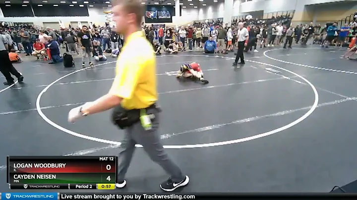 108 Lbs Quarterfinal - Cayden Neisen, MN Vs Logan ...