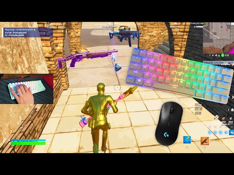 Razer Huntsman Mini Keyboard Sounds 😴 ASMR 😍 Fortnite Titled Towers Gameplay