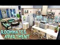 ROOMMATES APARTMENT 💙 | The Sims 4 | Apartment Renovation Speed Build