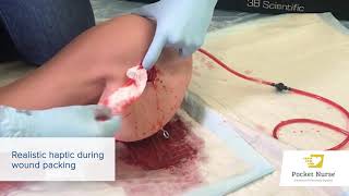 Hemorrhage Control Arm P102 by 3B Scientific by Pocket Nurse 539 views 2 years ago 1 minute, 21 seconds