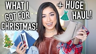 What I Got For Christmas + HUGE TRY ON HAUL!