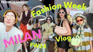 Milan Fashion Week vlog FW24 : PROUDORANICHA