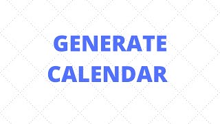  Generate Calendar Using Sql Query In Oracle  Showing Calendar For  Current Month 