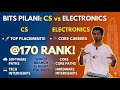 Cs vs electronics in BITS PILANI | what is the lowest marks you can get computer science in BITS