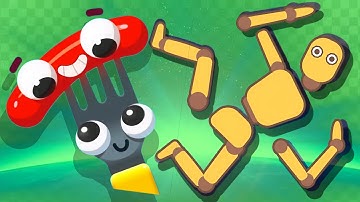 New Ragdoll Fall: Break the Bones! Ragdoll break: kick master 2048 gameplay android level 50 to 1001