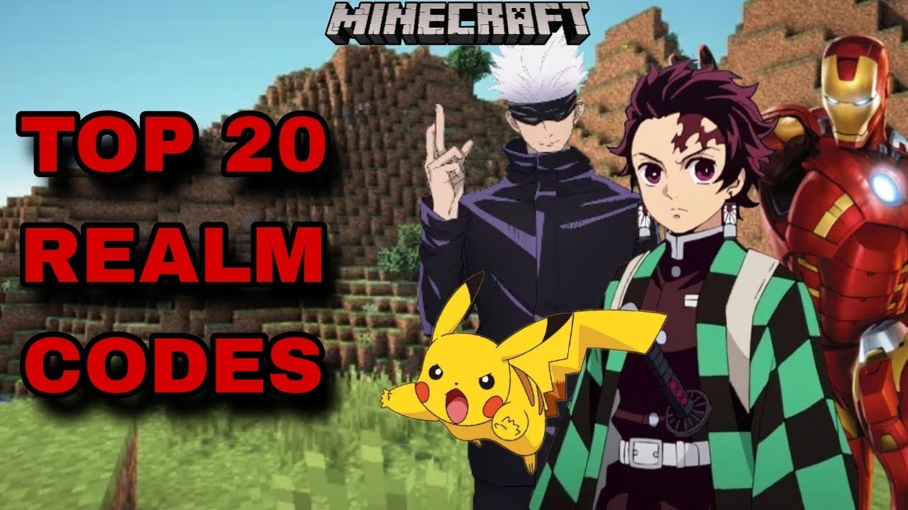 *NEW* TOP 20 BEST REALM CODES FOR MINECRAFT BEDROCK EDITION! - YouTube